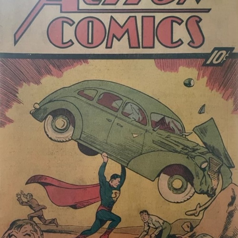 Number One Action Superman Comic Book (reprint) 1976. Excellent condition. No. 1